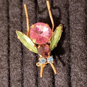 Austria crystal brooch